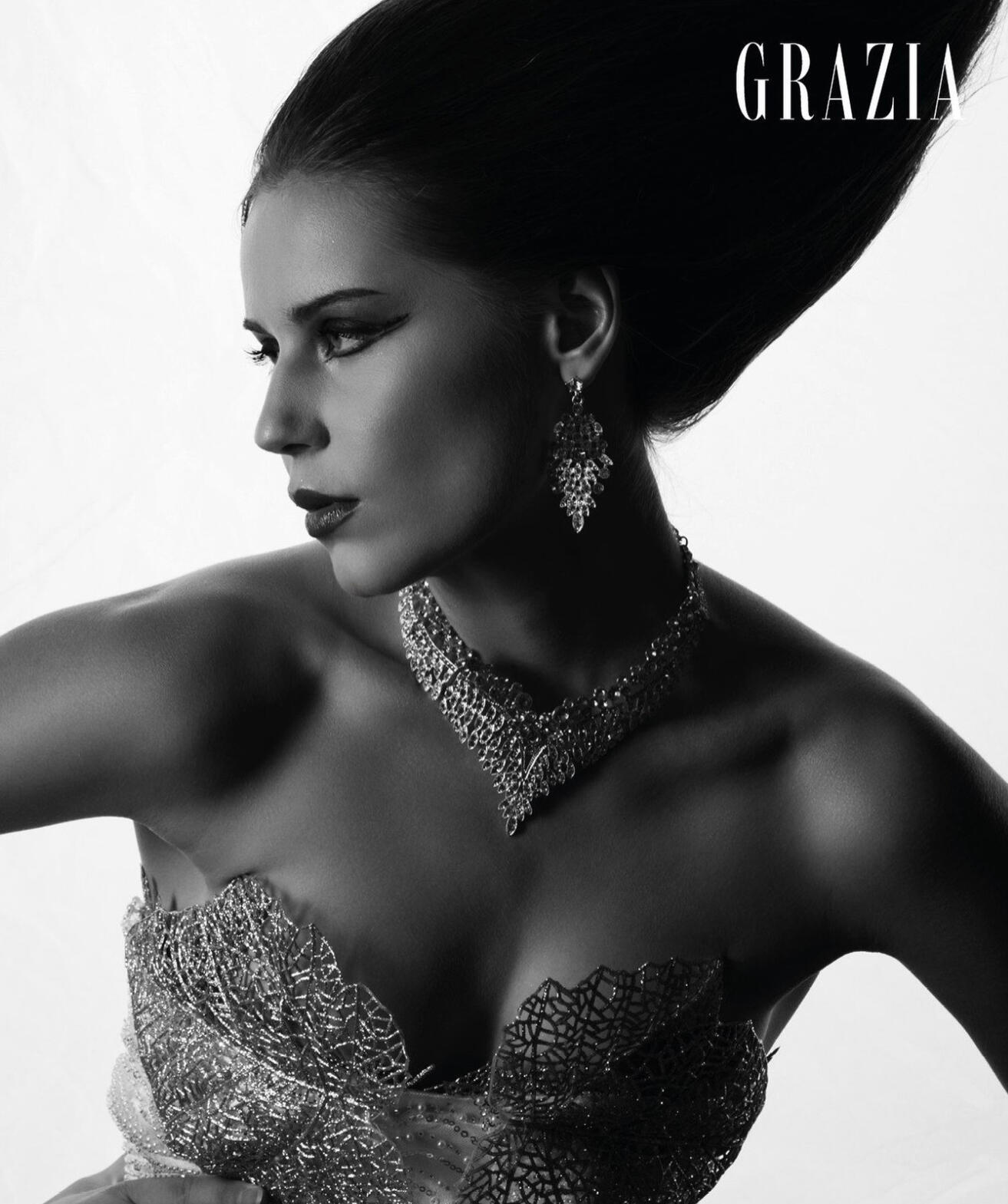 GRAZIA Elena Lamberti: Crystal Flower by ELLAMBERTO